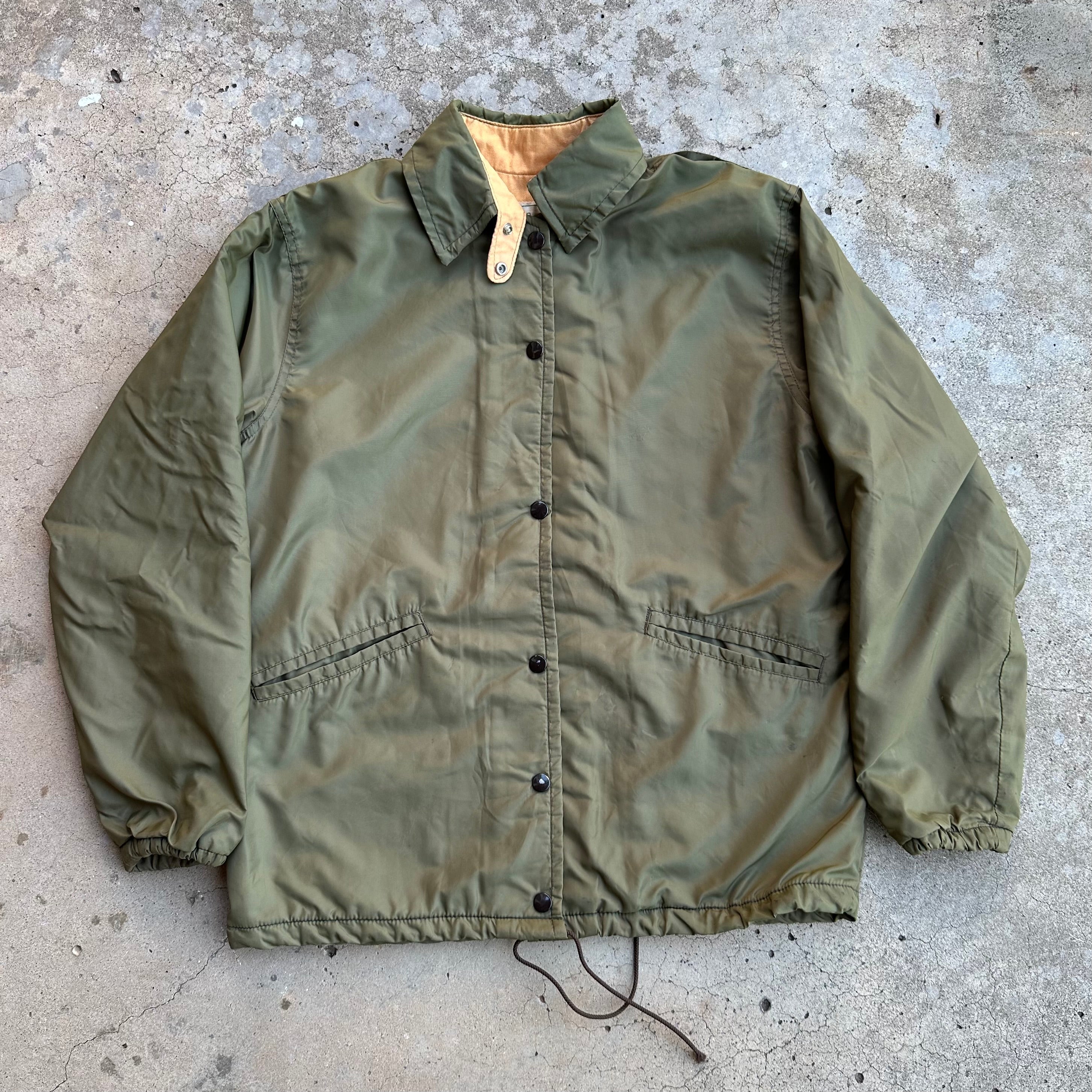 60s L.L.Bean Nylon Jacket Vintage 70s LL Bean Faux Down Jacket 