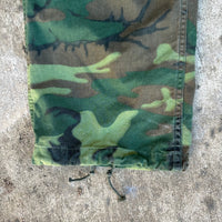 1960’s Vietnam War Poplin ERDL Camo Jungle Pants Large Short