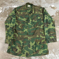 1960’s Vietnam War ERDL Camo Ripstop Jungle Jacket Medium Long
