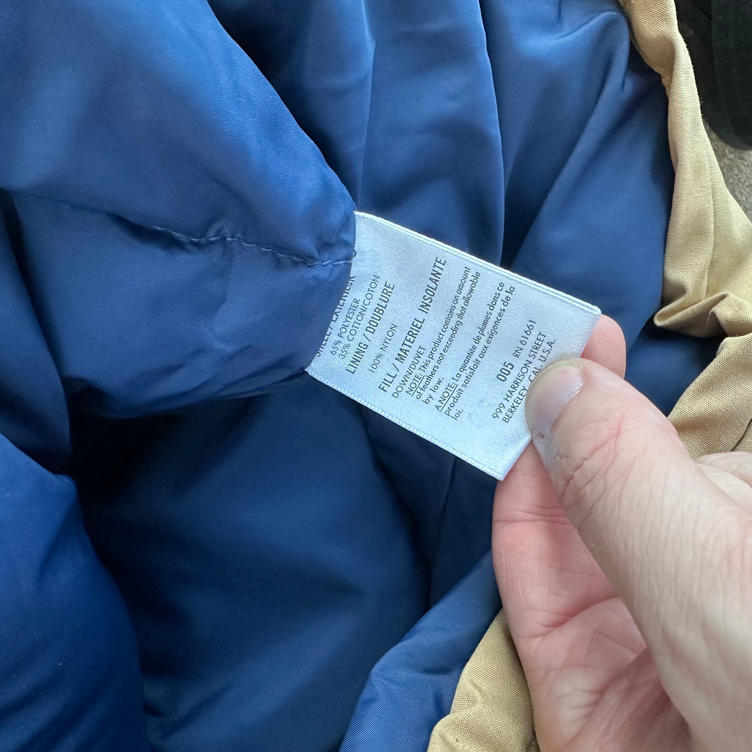 1980’s The North Face Brown Label Down Puffer Jacket Medium