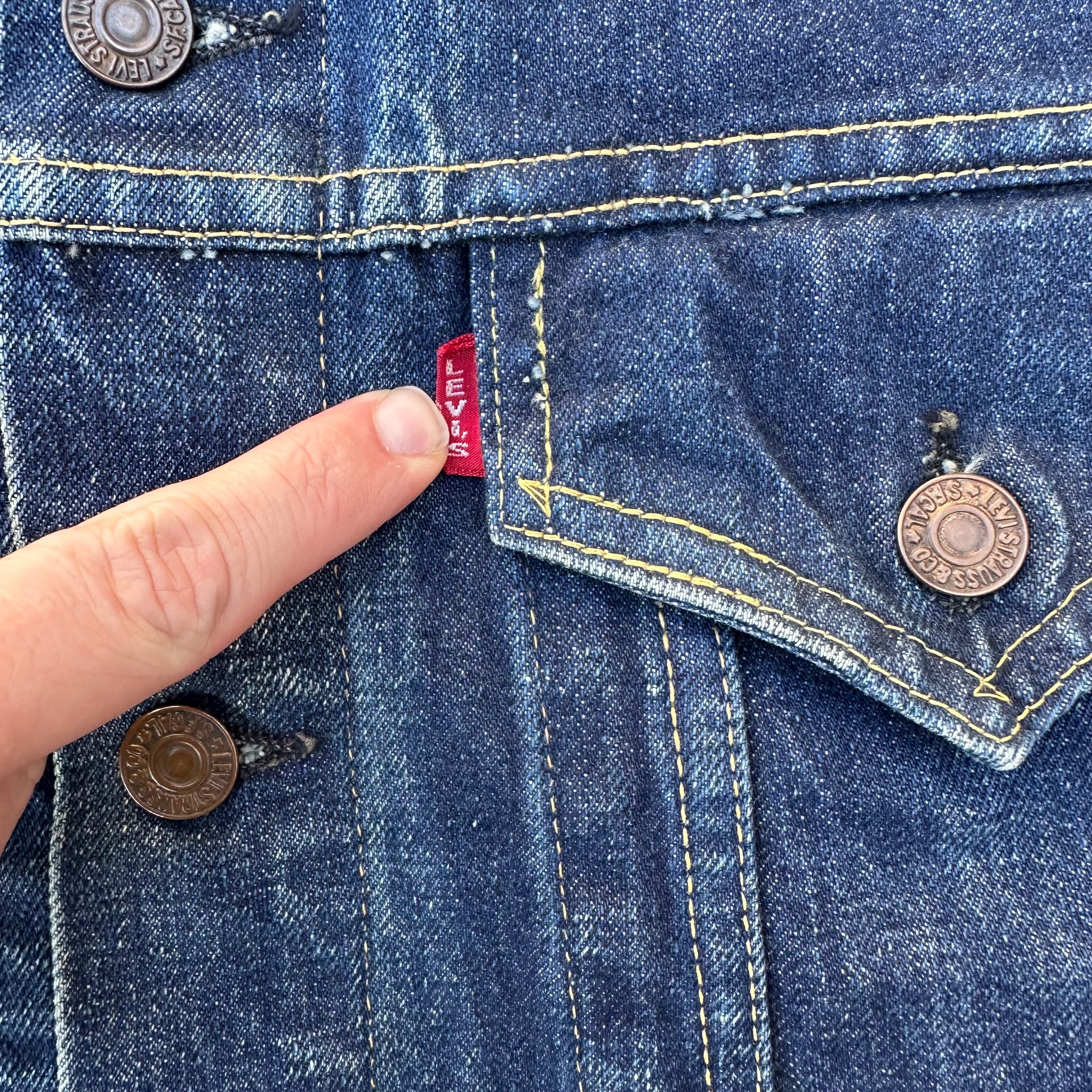 1960’s Levi’s 557 XX Denim Vest Size 44