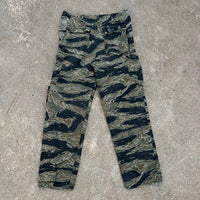1960’s Vietnam War Silver Tiger Stripe Pants 32” Waist