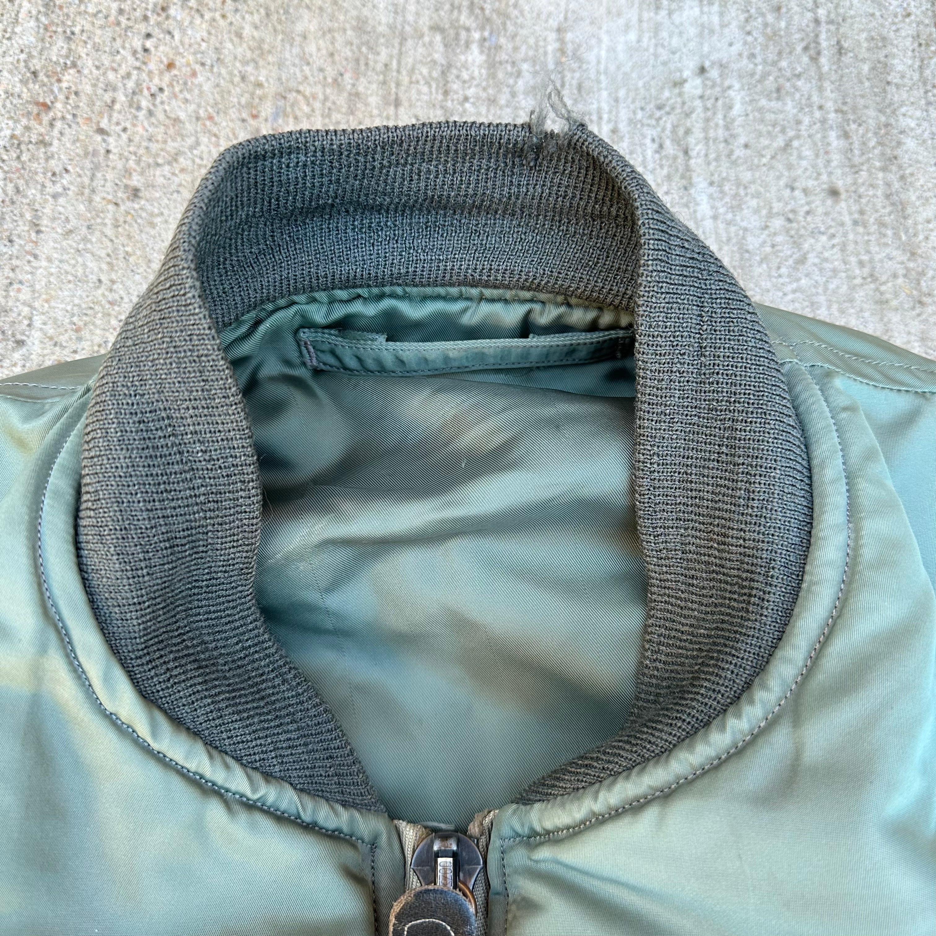 1950's USAF MA-1 Flight Jacket XL 26.5” Chest – Little Chum Vintage