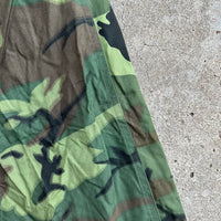 1960’s Deadstock Vietnam War Poplin ERDL Camo Jungle Pants XL Regular