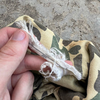 1960’s/70’s Hunting Camo Fatigue Shirt L/XL