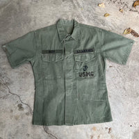 1950’s Short Sleeve USMC P-53 HBT Utility Jacket Medium