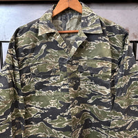 1960’s Mint Vietnam War CIDG Splotch Pattern Tiger Stripe Camo Shirt 21” Chest