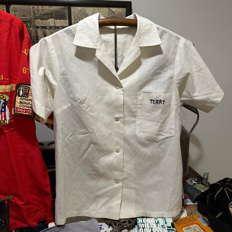 1960’s Vietnam War Clark Air Base Military Souvenir Bowling Shirt