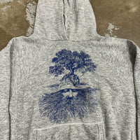 1970’s/80’s Nick Nicholson Tree Roots Man Hooded Sweatshirt 23” Chest