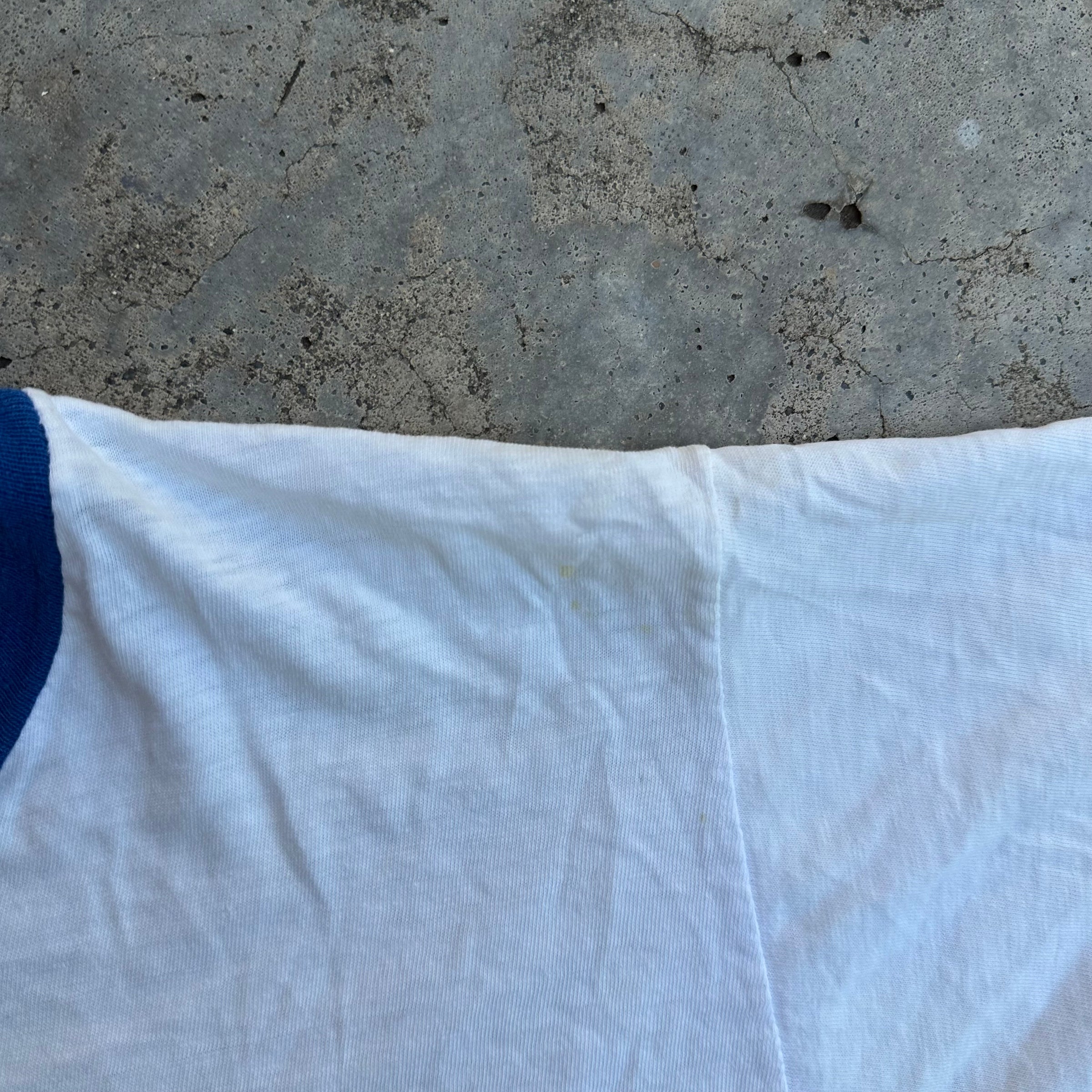 1970’s/80’s USAF Water Print Ringer T-Shirt Medium