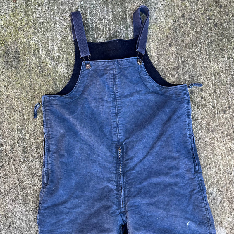 1940’s WWII US Navy Blue Deck Overalls Size Medium