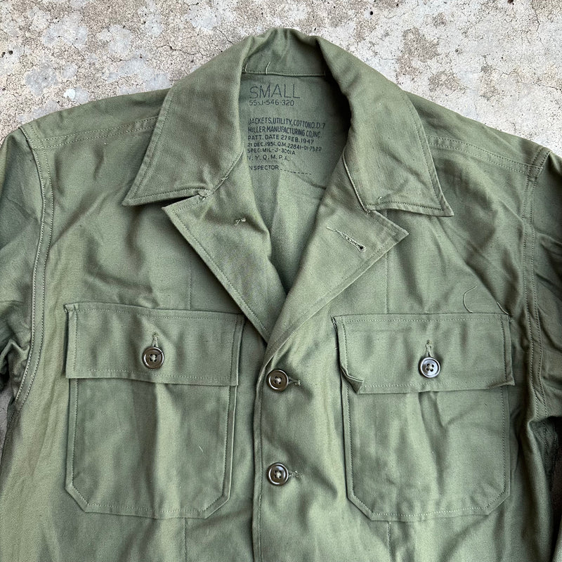 1950’s Deadstock First Pattern OG-107 Fatigue Shirt Small