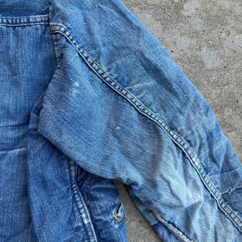 1960’s Wrangler Sherpa Lined Denim Jacket Size 42