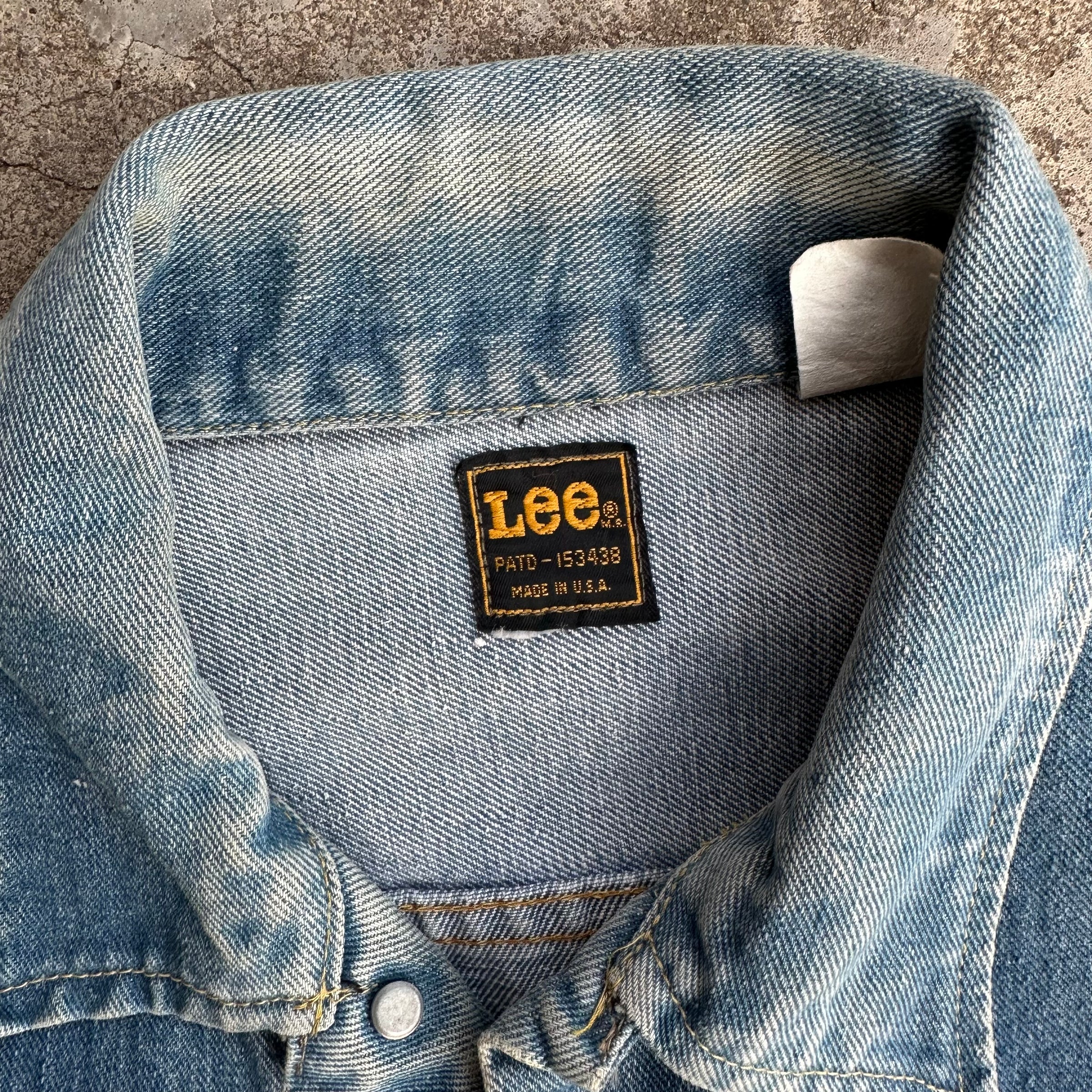 1970’s Lee 101J Denim Jacket 23” Chest