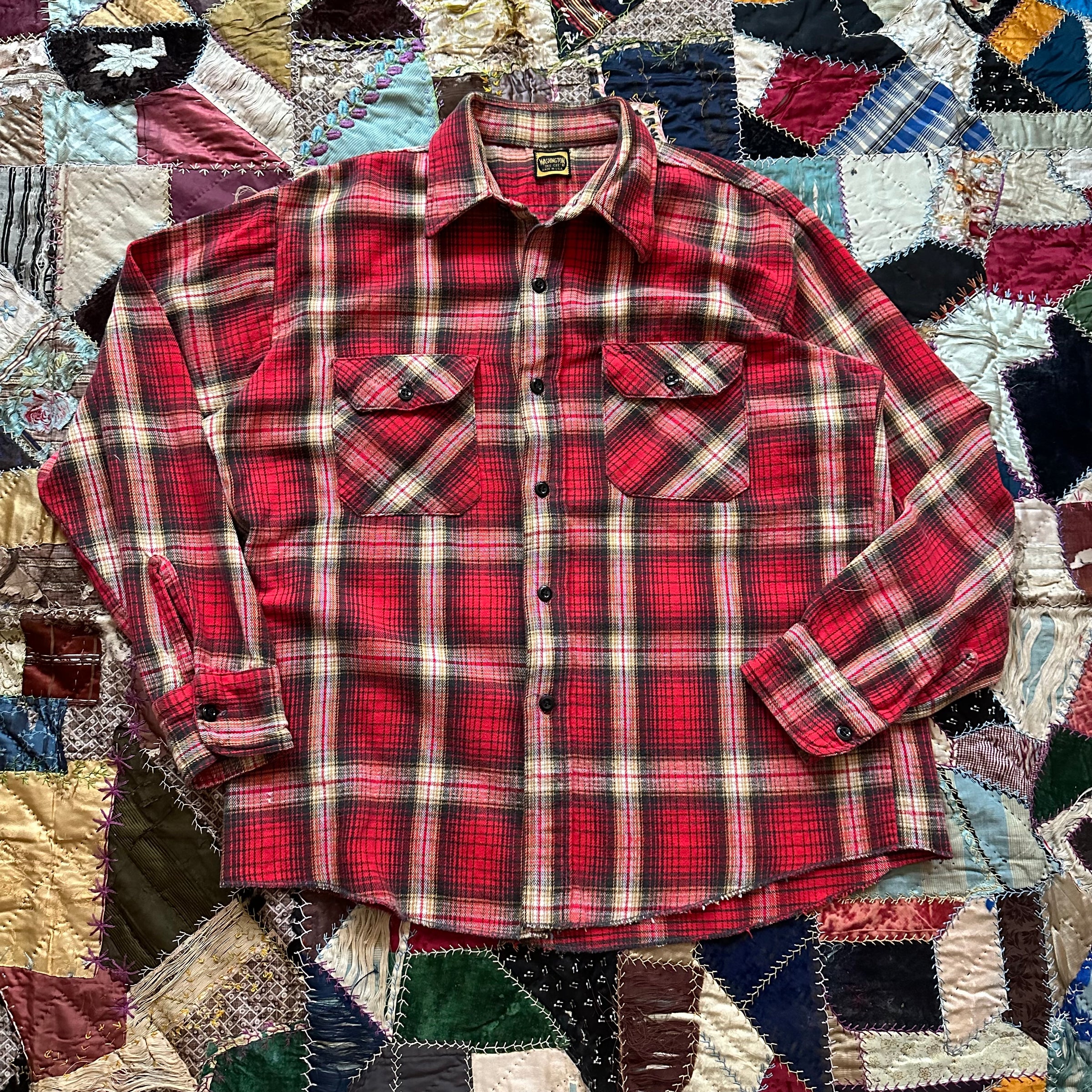 Plaid Cotton Flannel Shirt SH2135