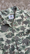 1960’s Black Sheep Hunting Camo Loop Collar Shirt Large