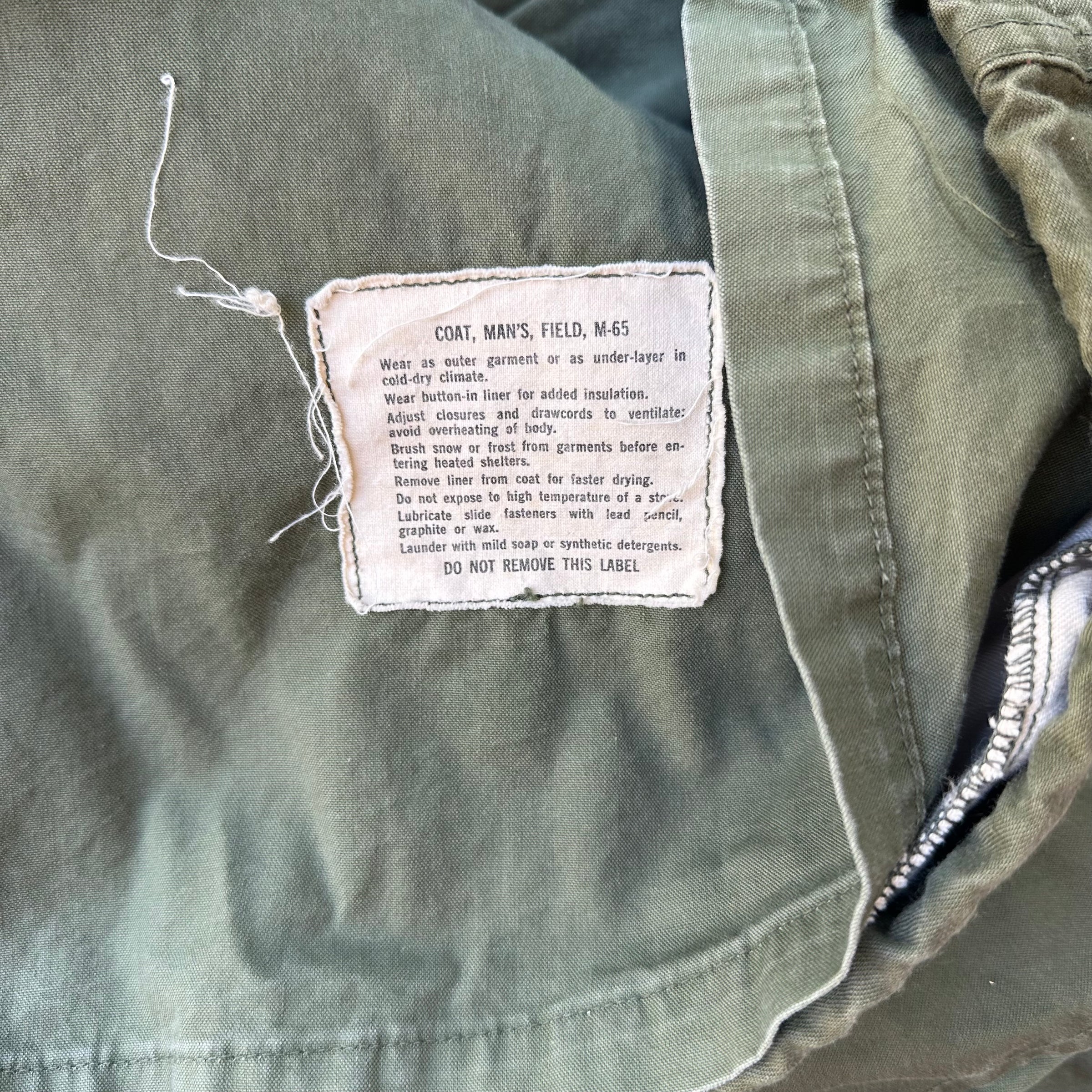 1960’s Mint Second Pattern M-65 Field Jacket Medium Regular