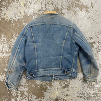 1970’s Lee Storm Rider Blanket Lined Denim Jacket 23” Chest