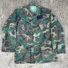 1960’s Vietnam War Brown Dom ERDL Camo Jungle Jacket Small Regular