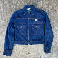 1940’s Tuf Nut Cotton Flannel Lined 2 Pocket Denim Jacket