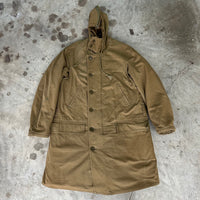 1940’s WWII US Army Sheepskin Lined Parka Type Overcoat Size 40