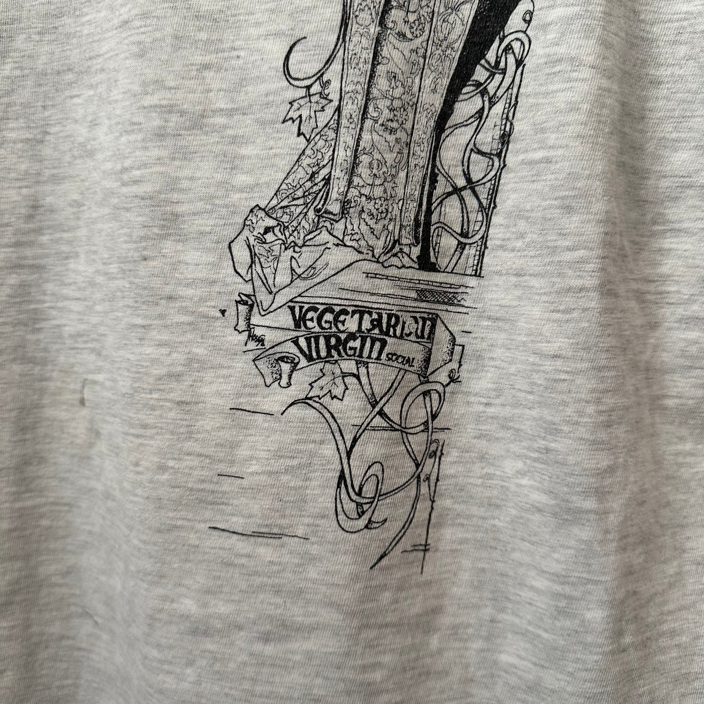 1990’s Vegetarian Virgin Social T-Shirt Large