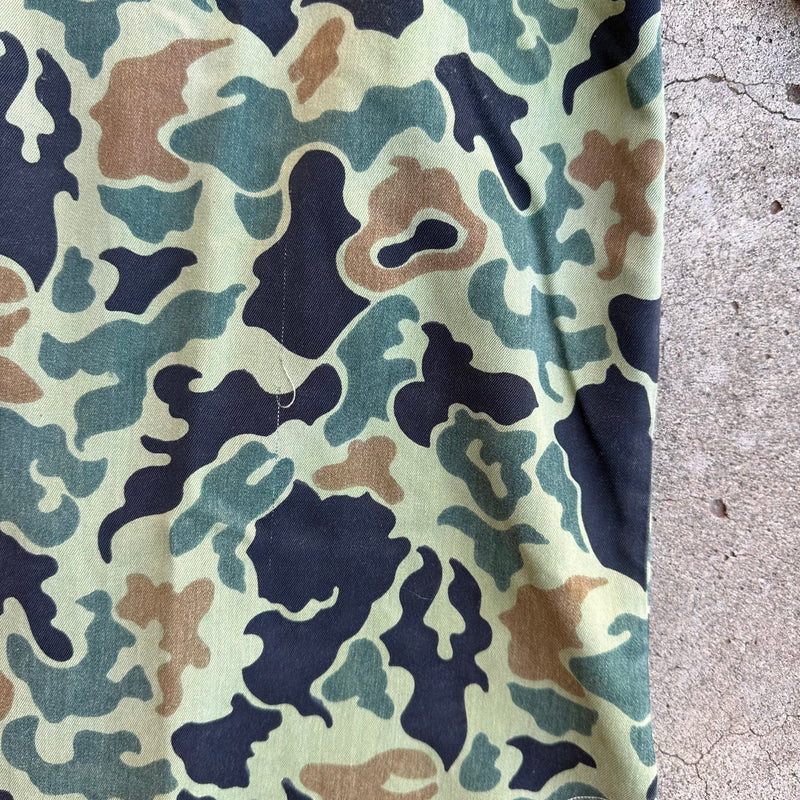 1960’s/70’s Vietnam War Era Tailor Made Camo Shirt L/XL