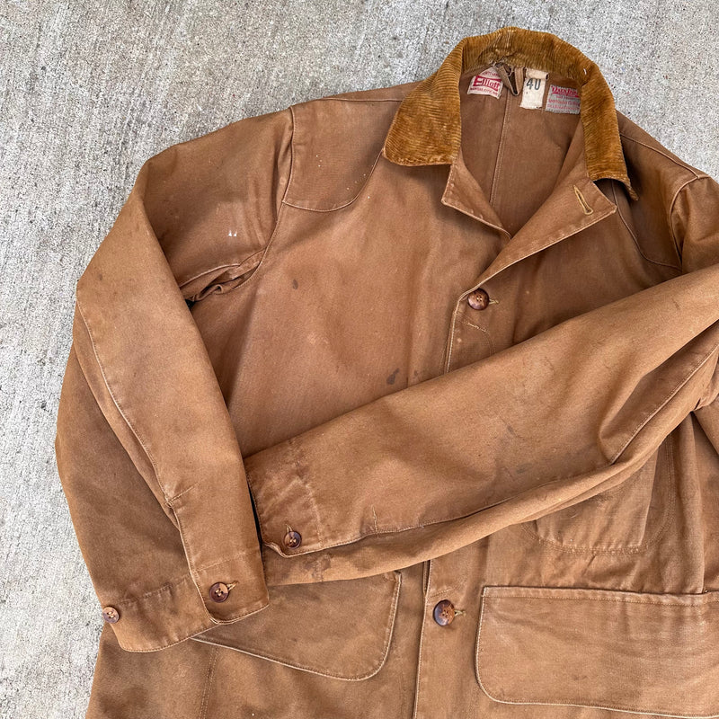 1930’s Duxbak Half Moon Canvas Hunting Jacket Size 40