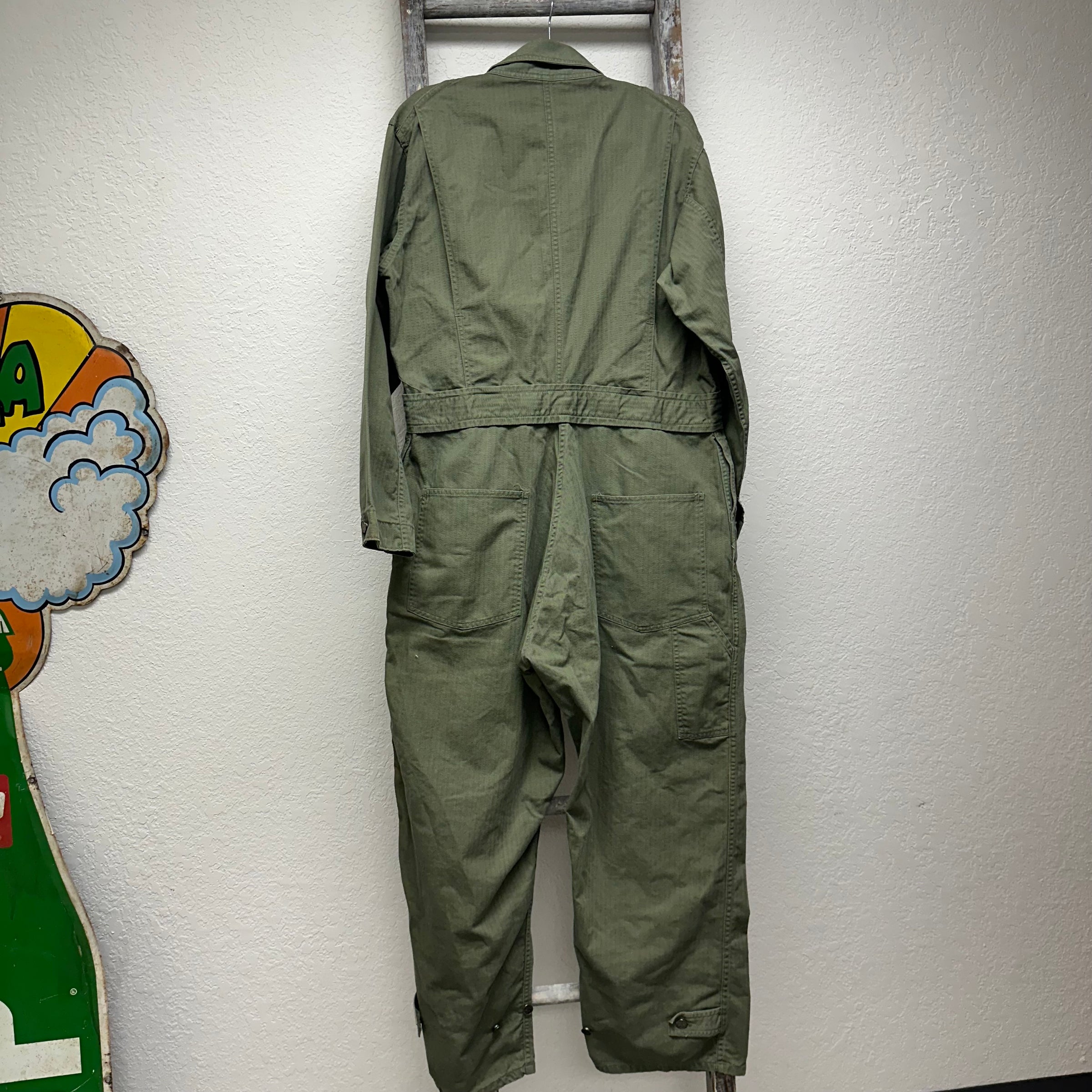1940’s WWII Mint US Army HBT Coveralls Size 42R