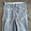 1950’s Anthony’s Buckhide Grey Sailcloth Cotton Work Pants 30” Waist
