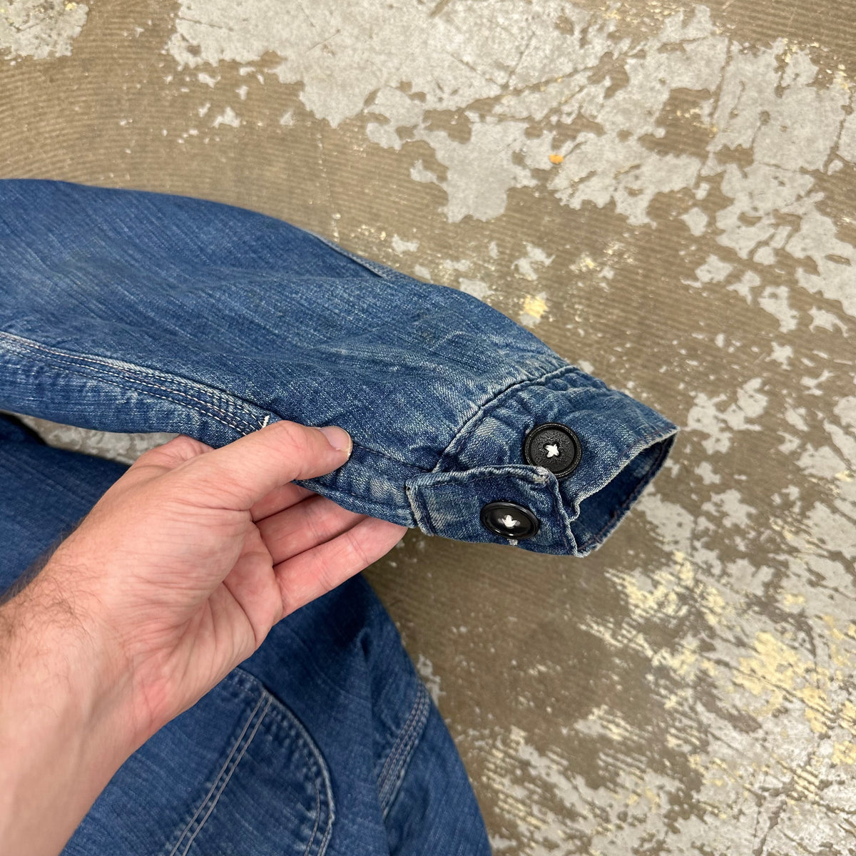 1960’s Montgomery Ward PowrHouse Blanket Lined Denim Chore Jacket