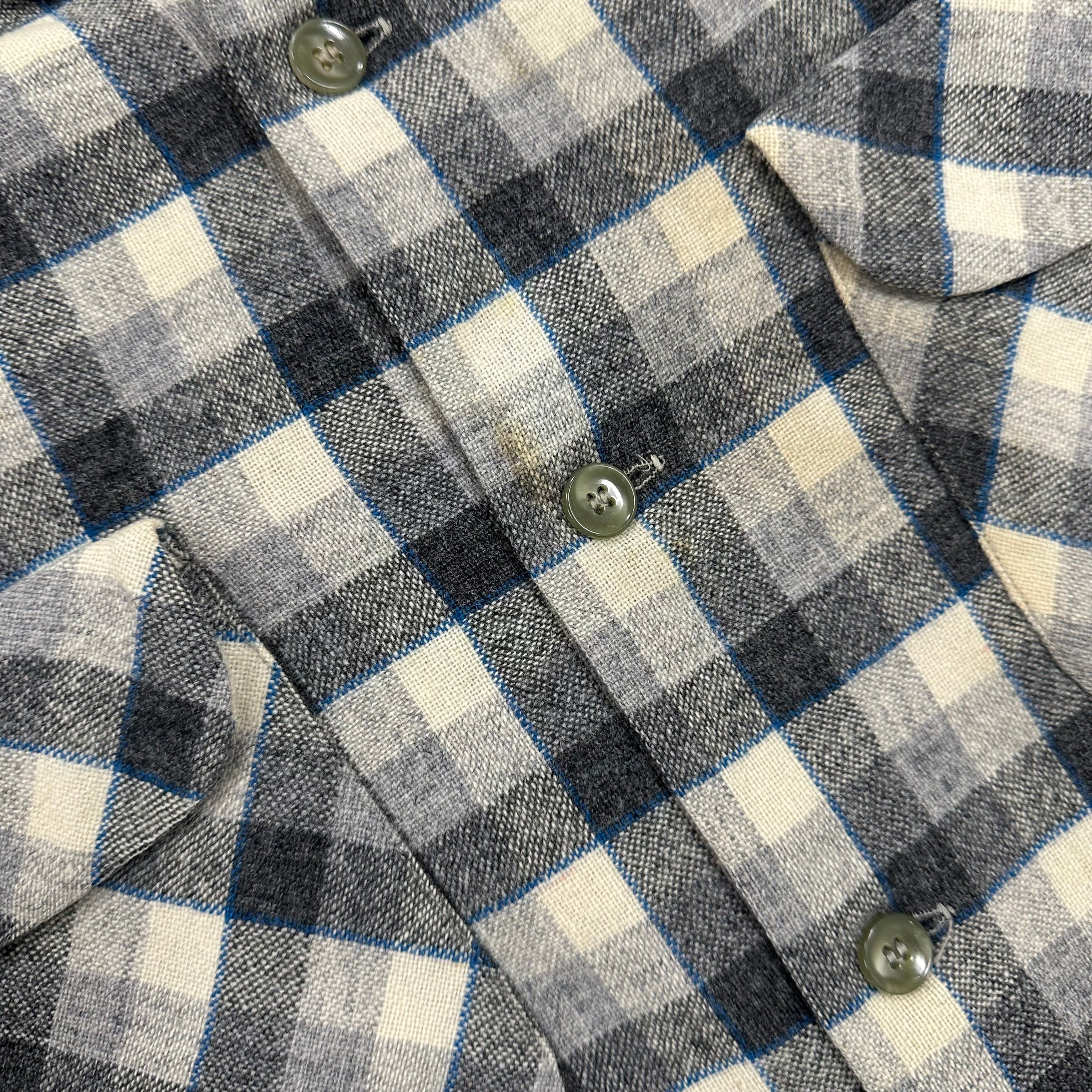 1960’s/70’s Pendleton Wool Plaid Board Shirt Medium