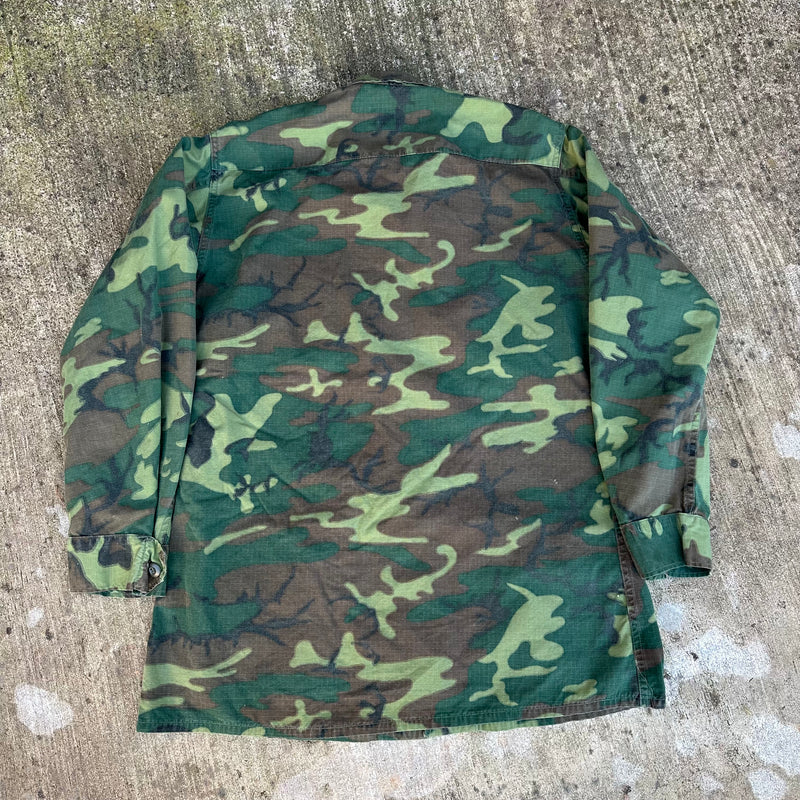 1960’s Mint ERDL Camo Jungle Jacket Medium Long