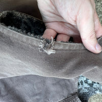 80’s/90’s Carhartt Aztec Sherpa Lined Brown Canvas Vest XL/XXL