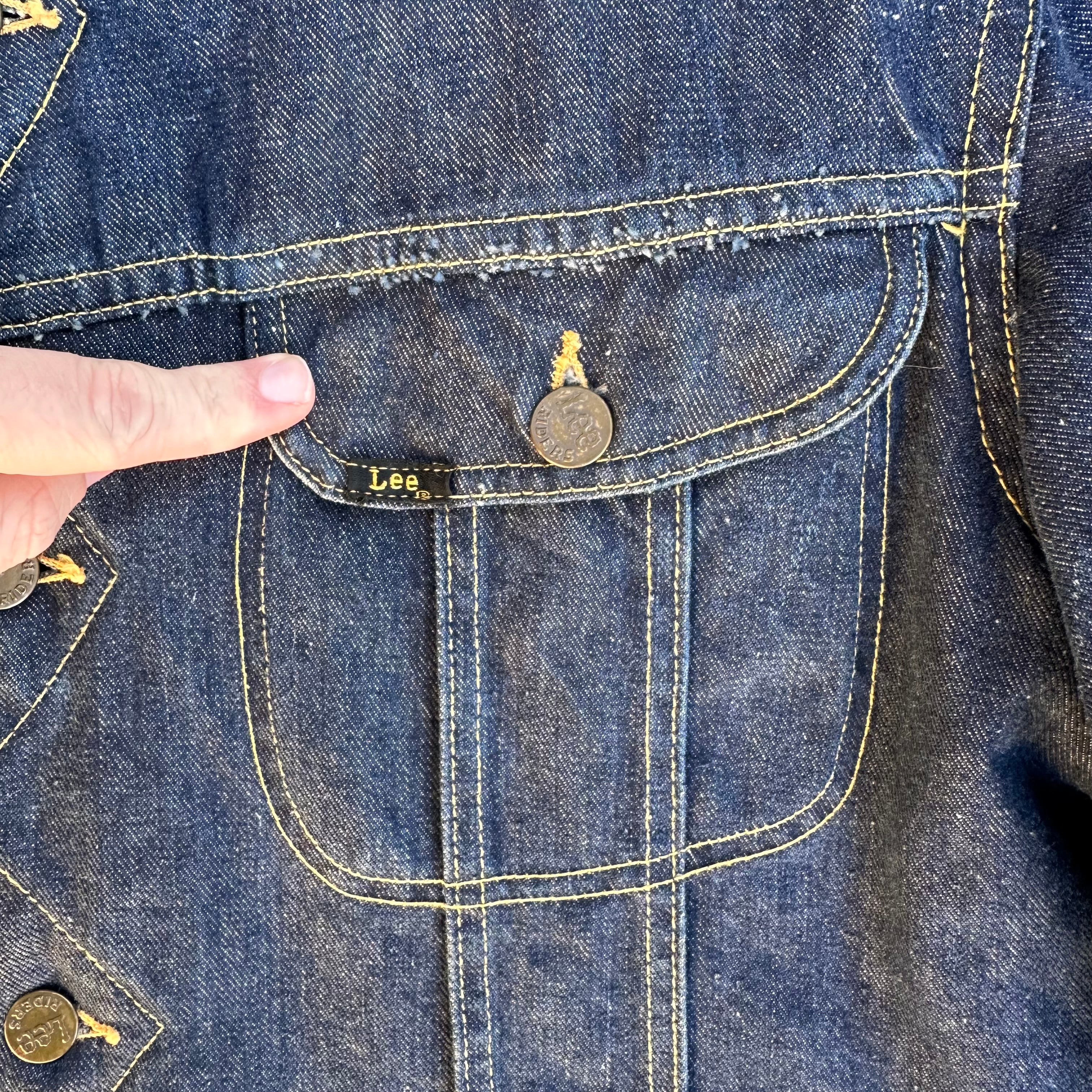 Early 1960's Lee Storm Rider Denim Jacket Size 40 Long – Little