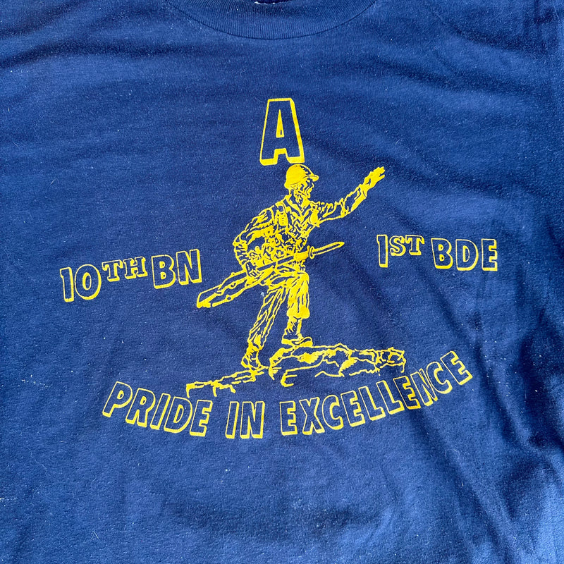 1980’s US Army 10th Battalion 1st Brigade T-Shirt