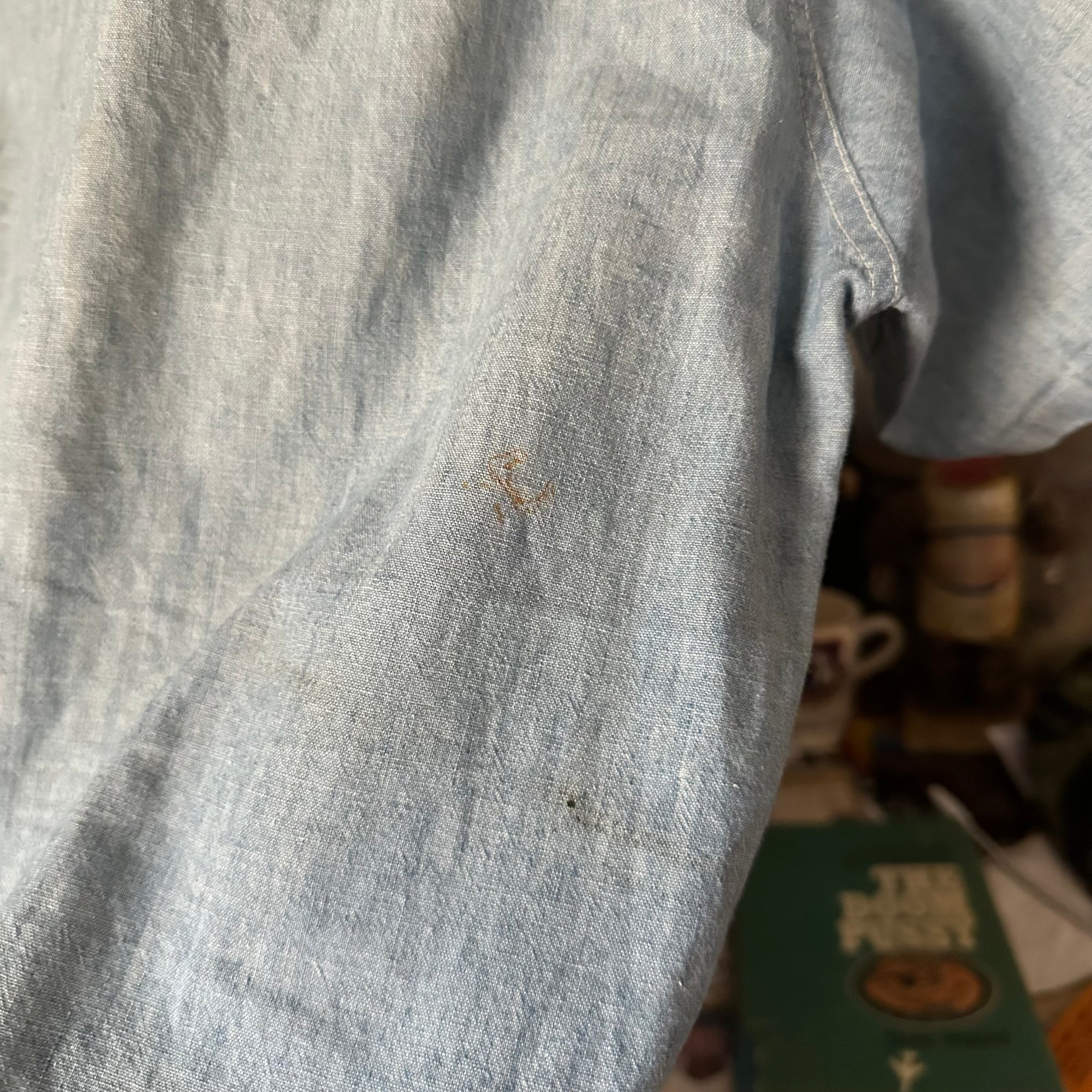 1950’s USN Chambray Shirt Medium