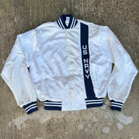 1980’s US Navy VAW-122 Steeljaw Hand Drawn Satin Jacket Large