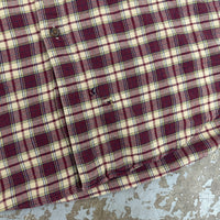 1990’s J Crew Plaid Cotton Flannel Shirt XL