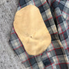 1960’s Pendleton Leather Elbow Patched Wool Plaid Board Shirt Medium