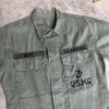 1950’s Short Sleeve USMC P-53 HBT Utility Jacket Medium