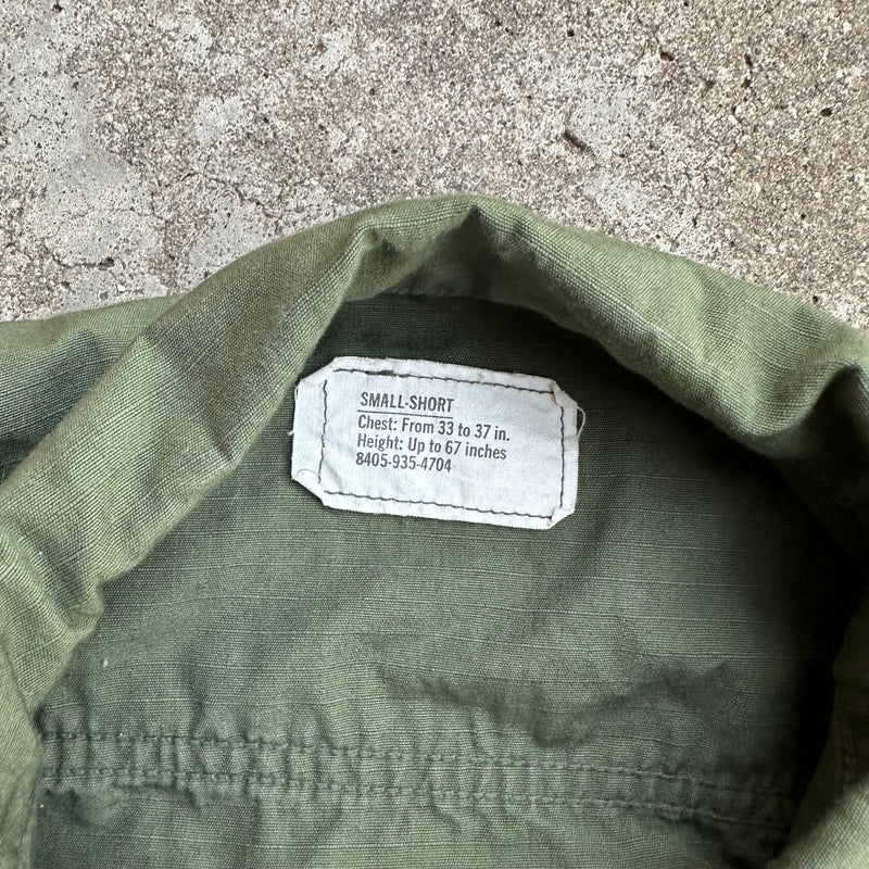 1970’s Mint Vietnam War Ripstop Jungle Jacket Small Short