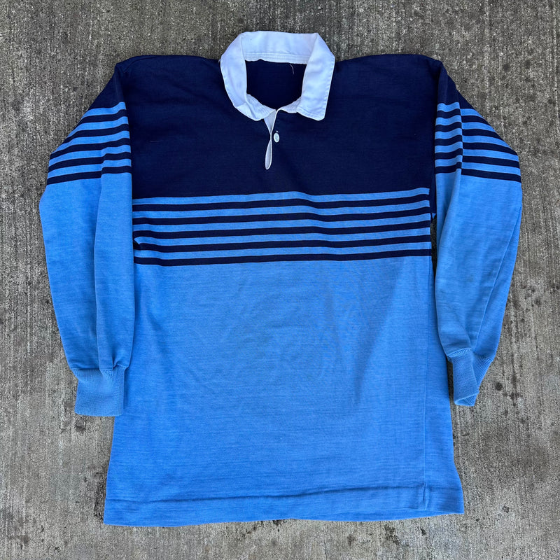 1970’s Cotton Striped Rugby Shirt Medium