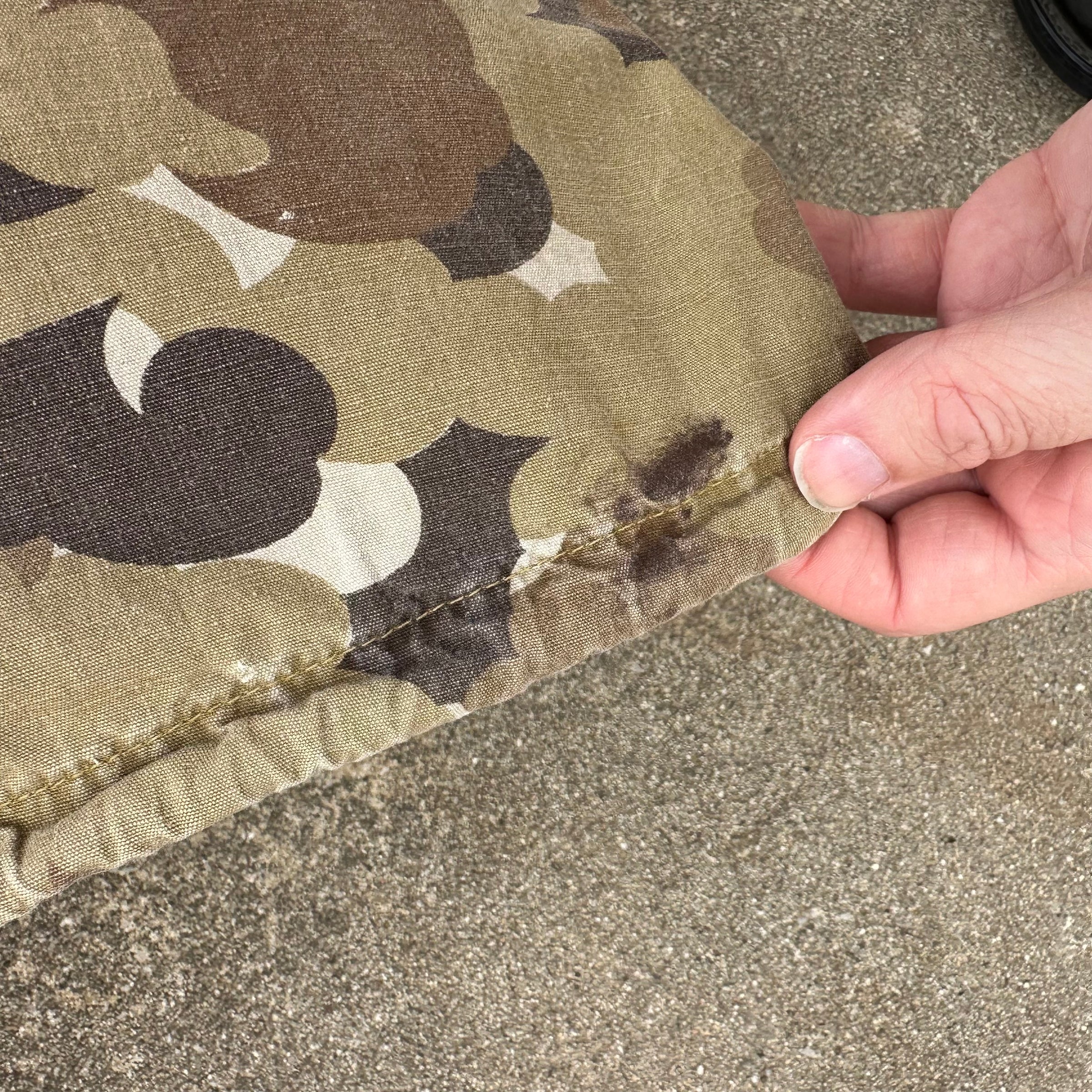 1960’s/70’s Vietnam War ARVN Police Cloud Camo Cotton Shell Pants 28” - 39” Waist