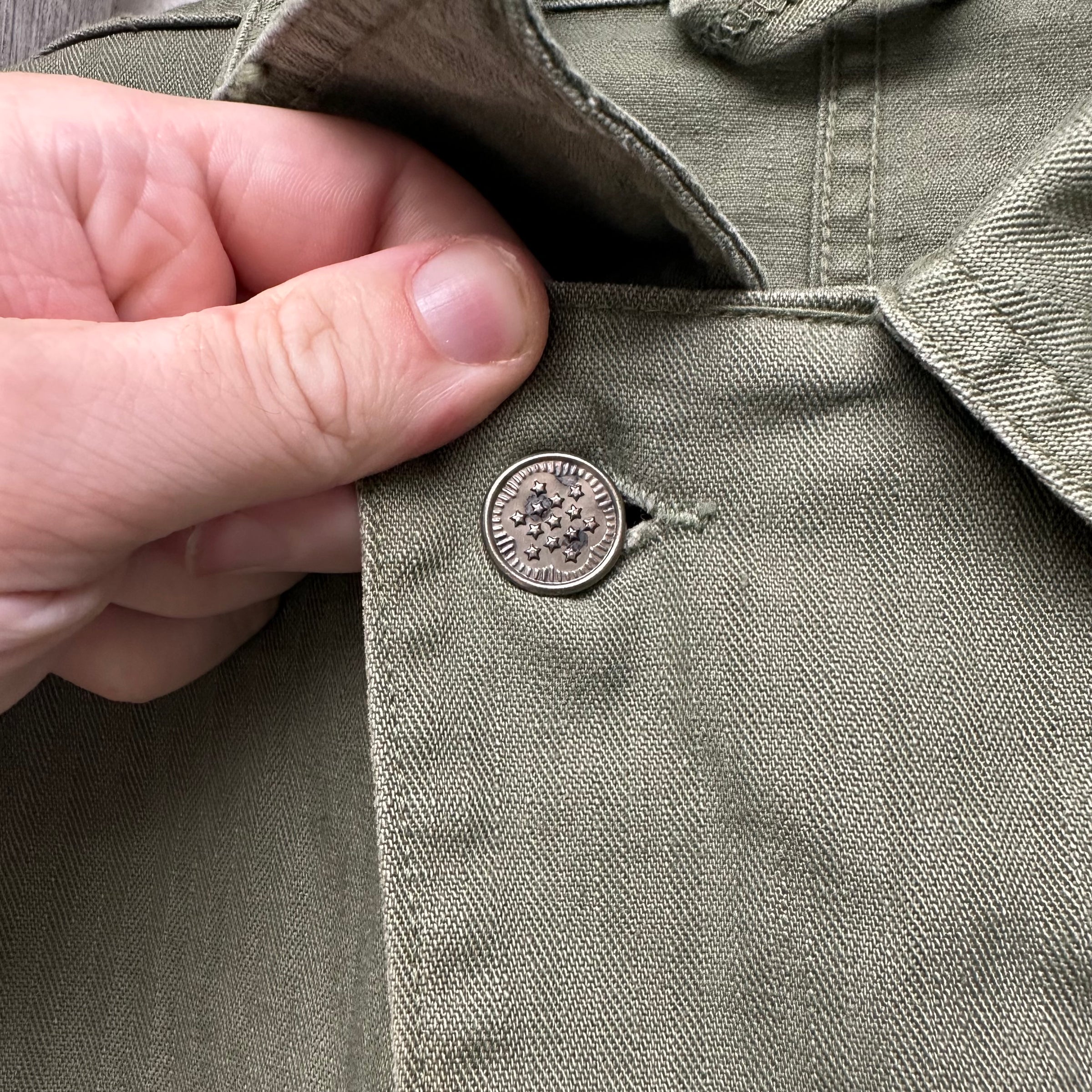 1940’s WWII Mint US Army HBT Coveralls Size 42R