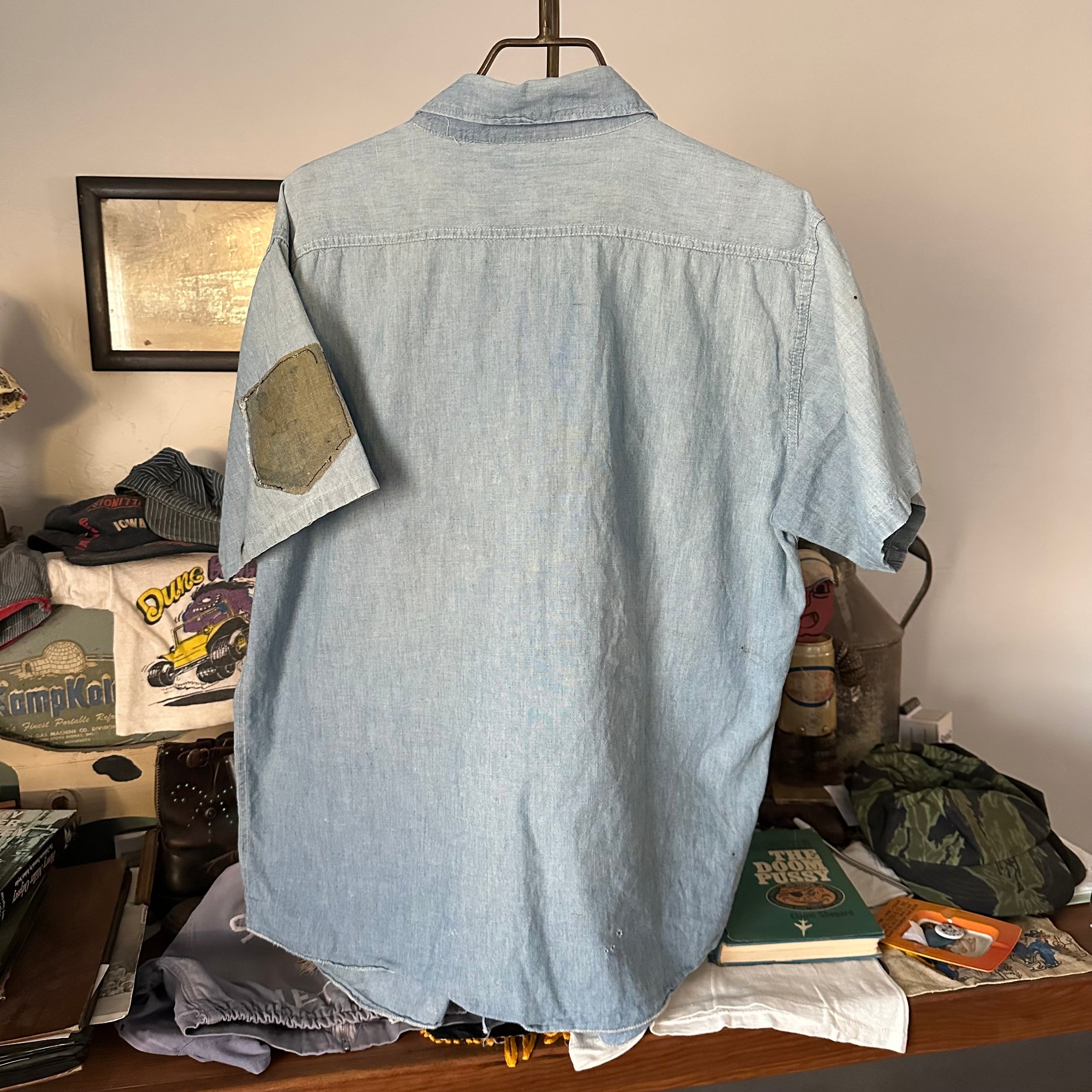 1950’s USN Chambray Shirt Medium