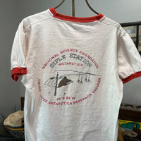 1970’s United States Antarctic Research Program Siple Station Ringer T-Shirt Small