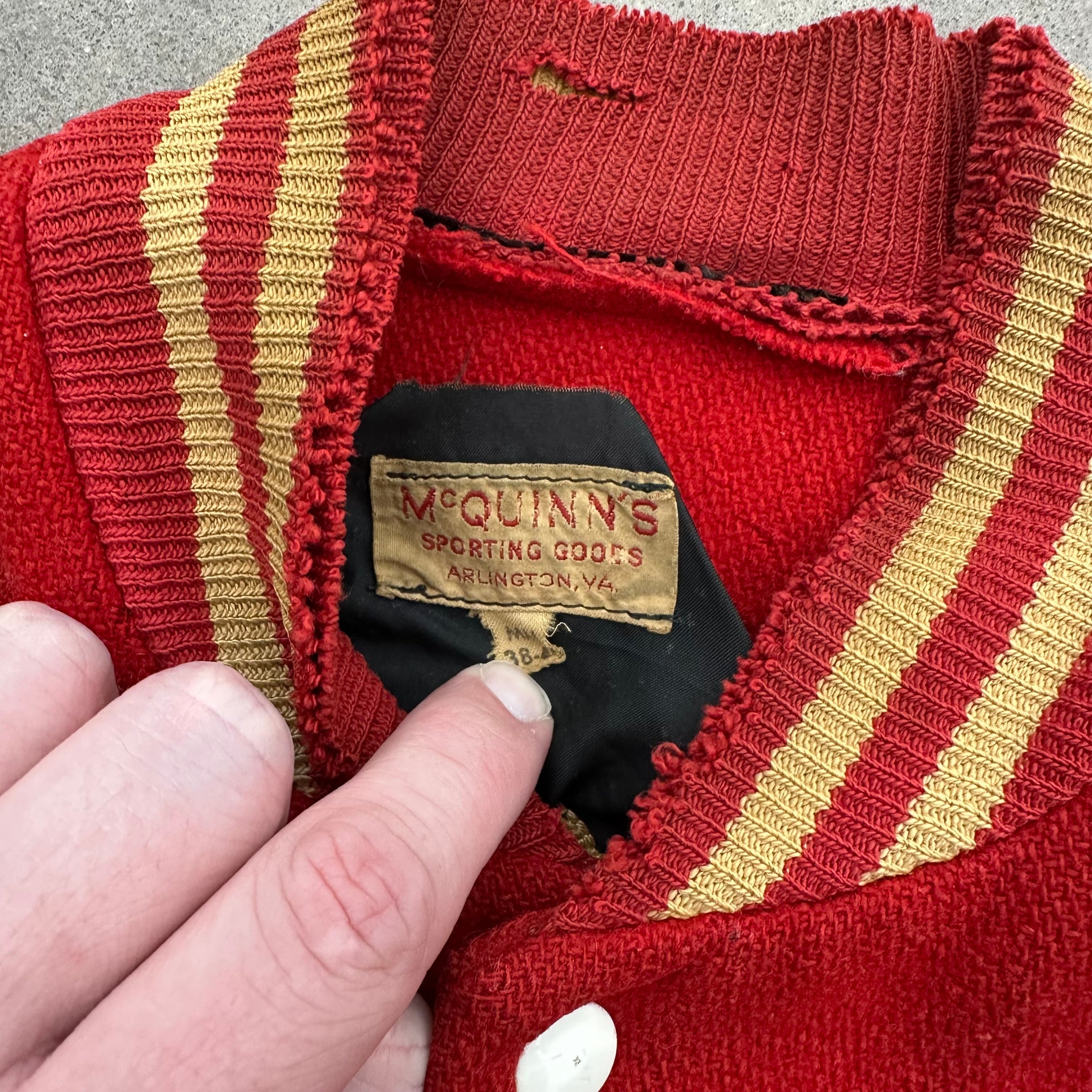 1950’s/60’s 3rd Infantry Regiment The Old Guard Chainstitched Varsity Jacket Large