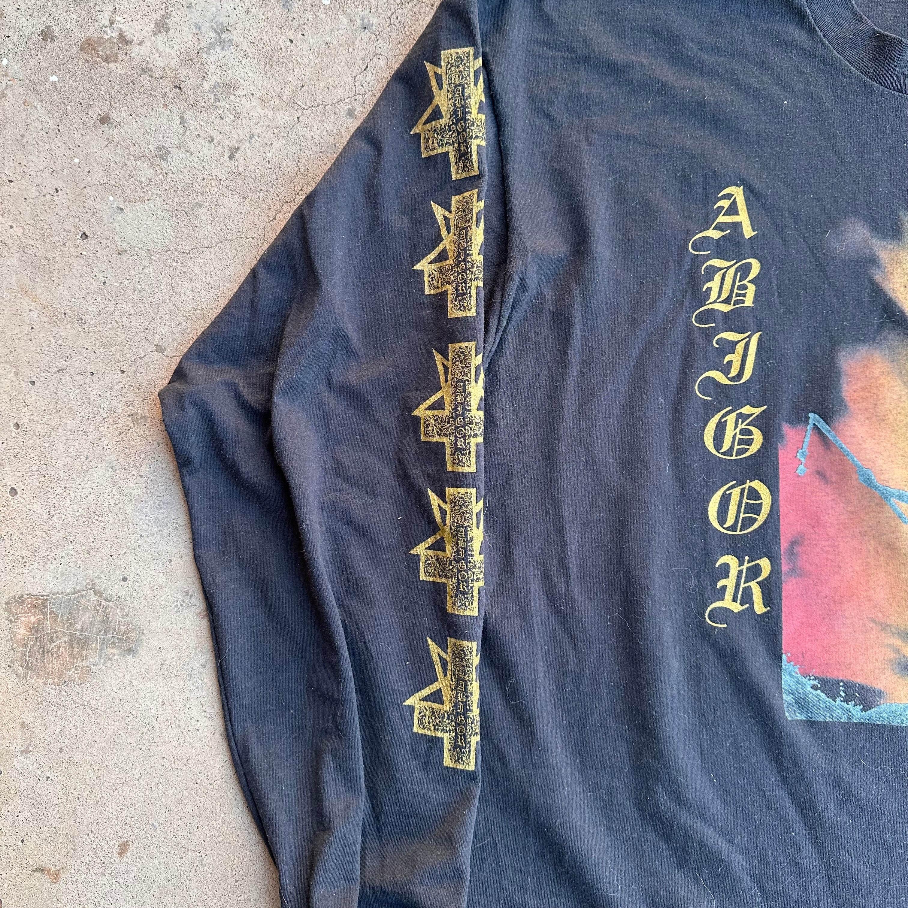 1995 Abigor Verwüstung: Invoke the Dark Age Album Longsleeve T