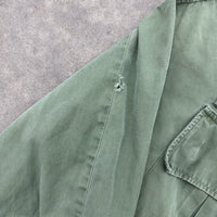 1960’s US Army First Signal Brigade Patched Poplin Jungle Jacket Small Short